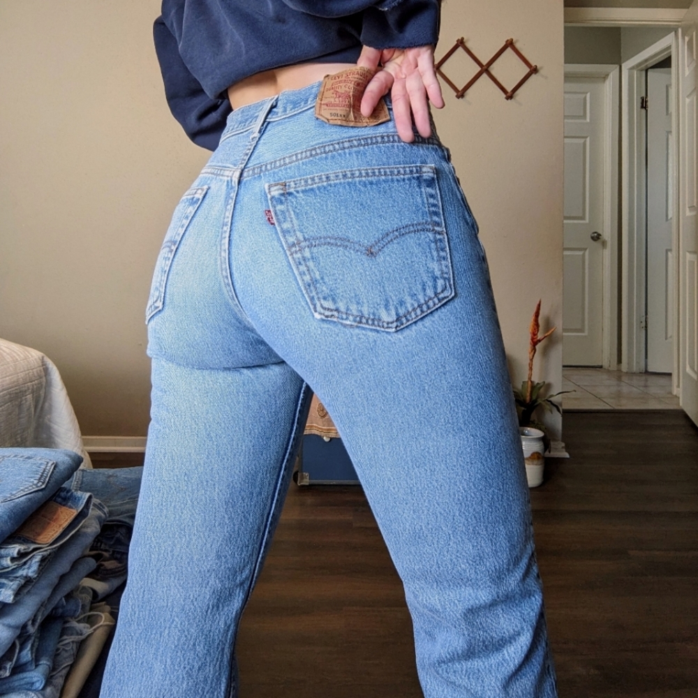 Levi's 501 Vintage Straight Leg Jeans 90s - Picture 16 of 16